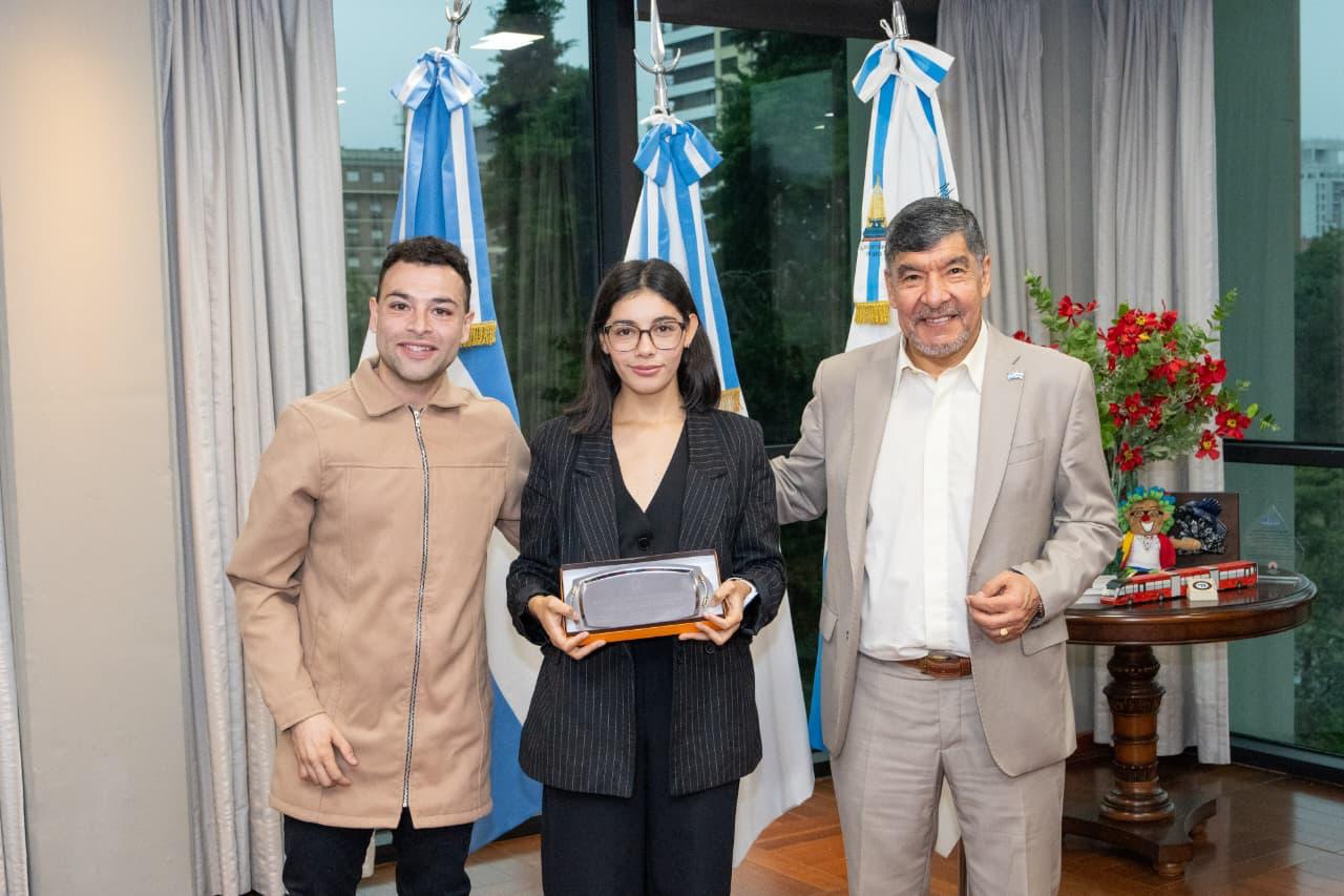 Reconocieron a la deportista Brisa del Milagro Alderete