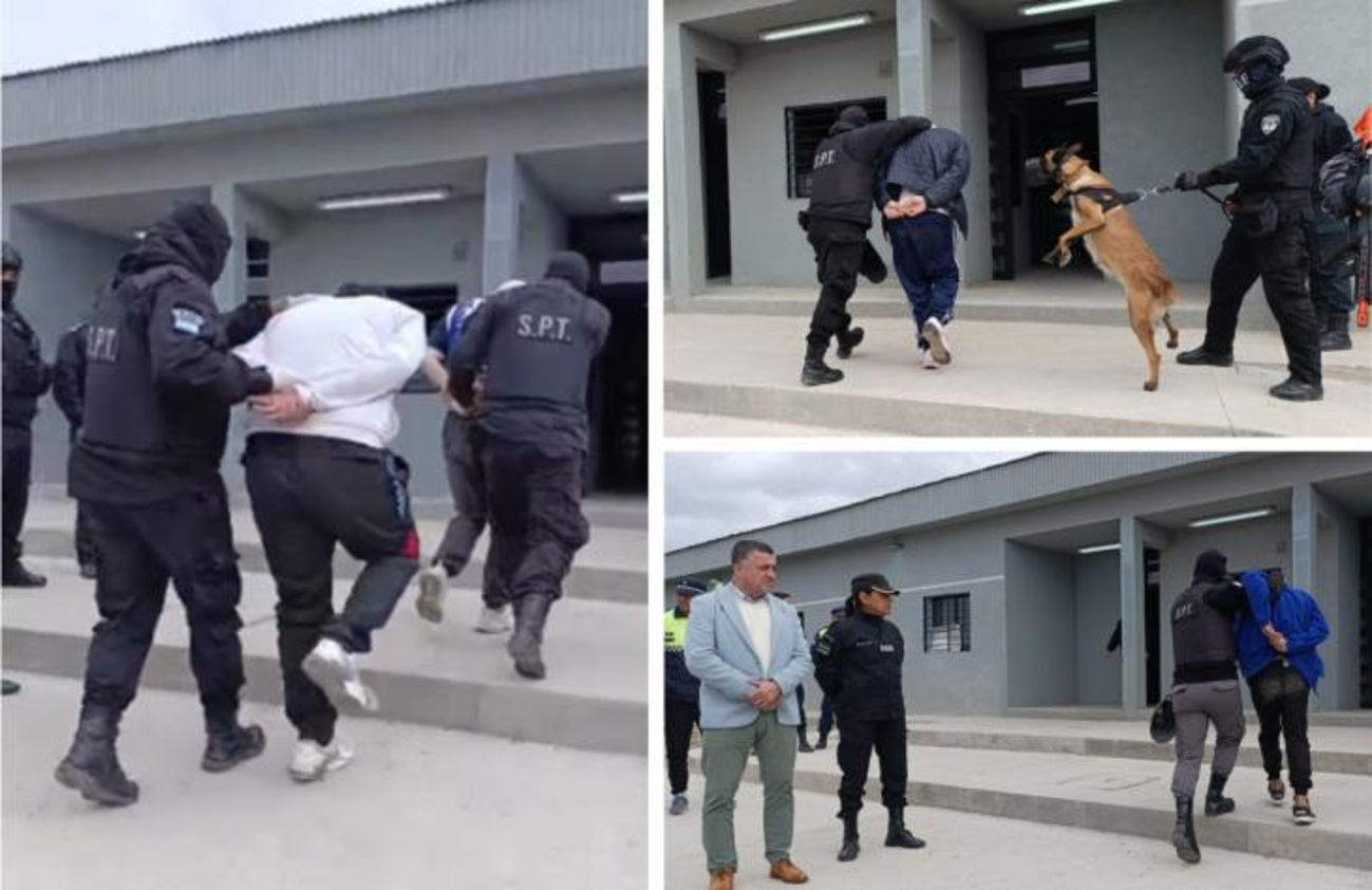 Finalizó el traslado de detenidos de la Regional Este a Benjamín Paz
