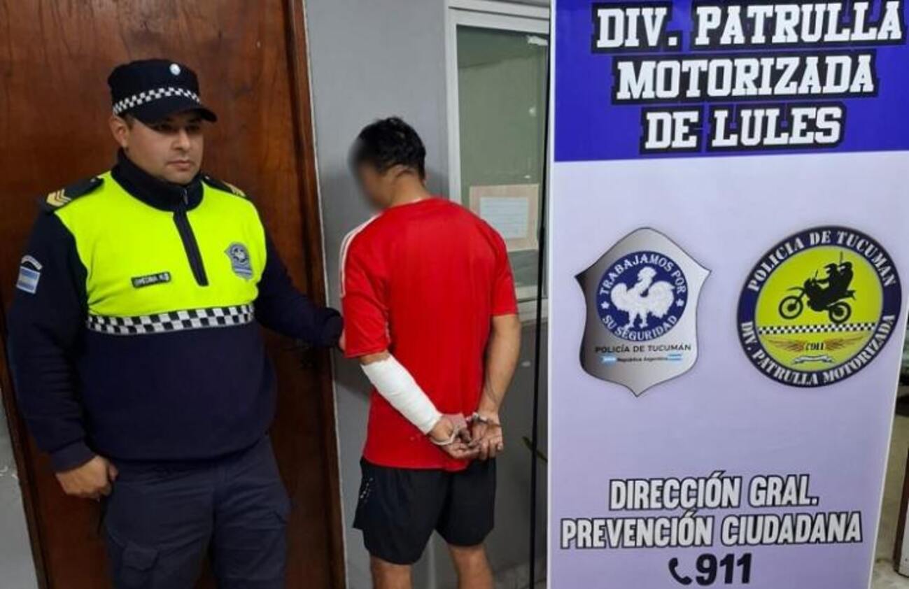 Infringió una medida judicial y terminó aprehendido