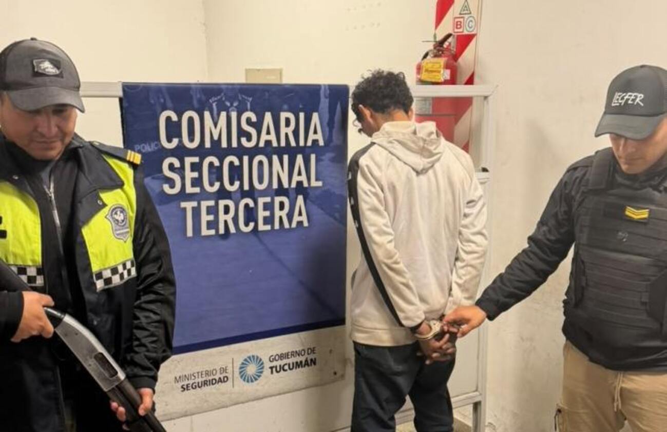 Atrapan a un delincuente que atacó a un joven para robarle