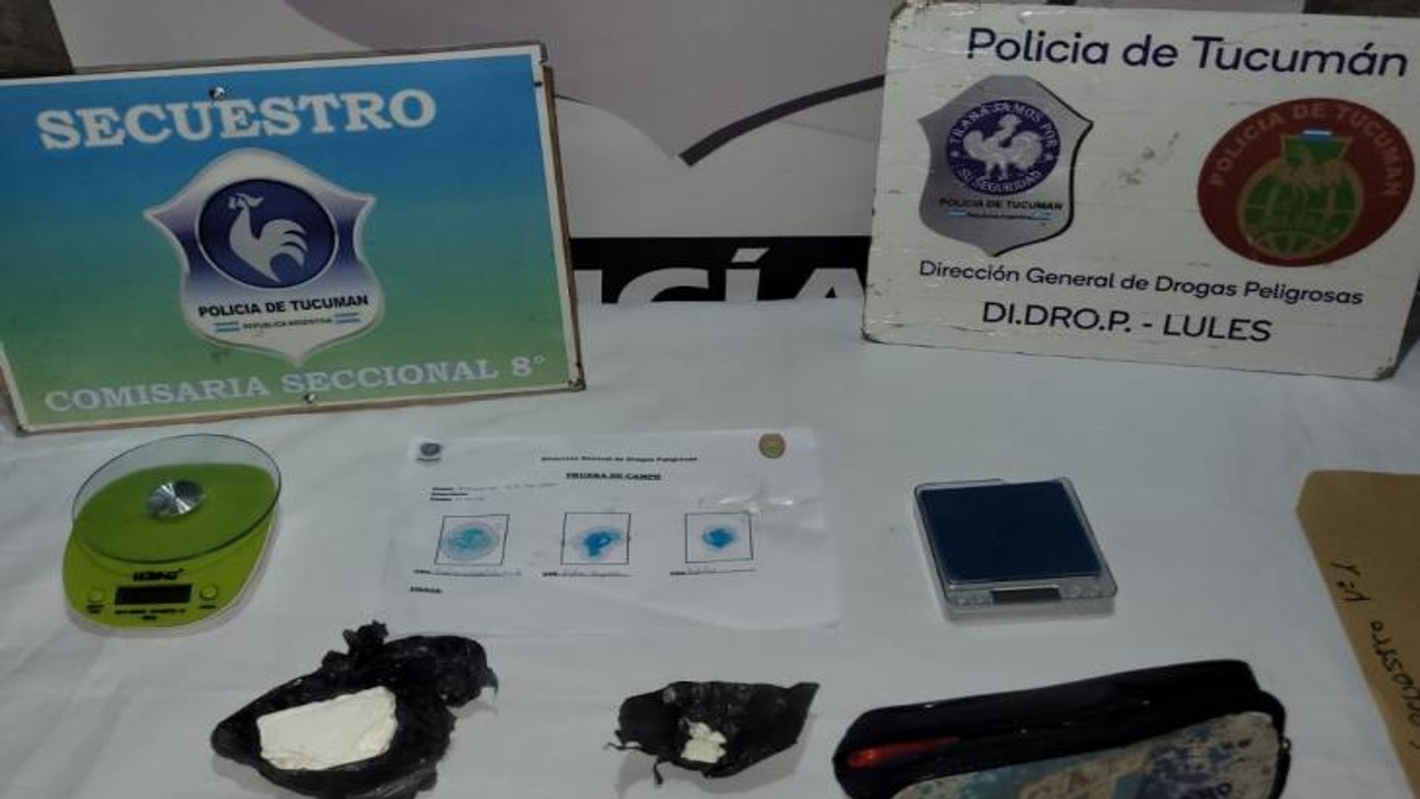 Secuestran drogas y aprehenden a dos personas